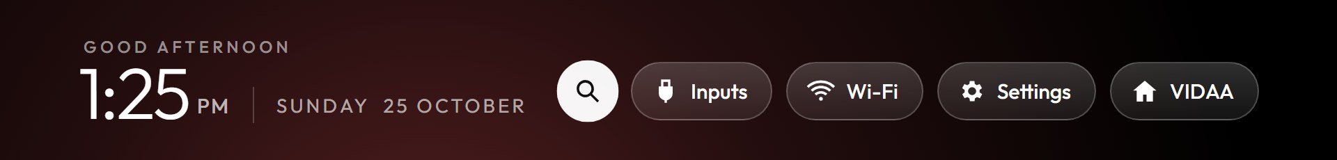 The date running under the Search button